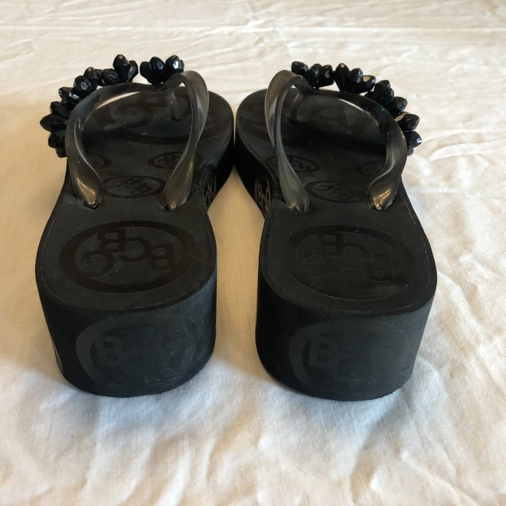 BCBG Black Sandals Size 8 - Picture 5 of 7
